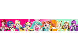プリキュアと初音ミクが夢のコラボ！ 衣装をチェンジしたコラボグッズを販売 画像