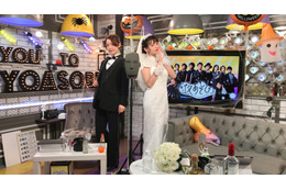 小松未可子＆上坂すみれが結婚!? 「声優と夜あそび」ハロウィンウィークに“花婿＆花嫁”コスプレ披露 画像