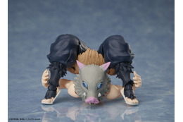 「鬼滅の刃」伊之助が1/12スケールのアクションフィギュアに 被り物や素顔など多彩なパーツが付属 画像