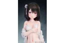 びしょ濡れの女子高生の下着、透けシャツにドキッ…！ イラストレーター・カントクのオリキャラ“しずくちゃん”最新フィギュア 画像