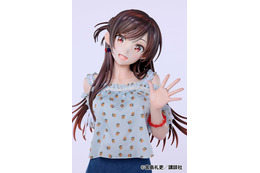 「彼女、お借りします」レンタル彼女・水原千鶴と“デート”できる!?  等身大フィギュア完成「週刊少年マガジン」 画像