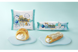 「ちいかわ」暑い夏にむちゃうま！“ヨーグルトシュークリーム”イメージのコラボスイーツ登場 画像