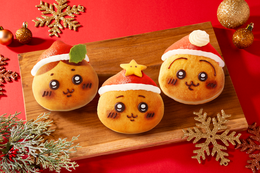 「ちいかわ」ハチワレ、うさぎたちがサンタ…ってコト!? クリスマス限定パンでハッピー＆ホットな時間を♪ 「ちいかわベーカリー」 画像