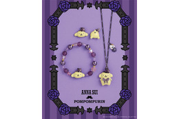 「サンリオ」ポムポムプリンがタキシード風スタイルでちょっぴりジェントルに♪「ANNA SUI」コラボアクセ登場 画像