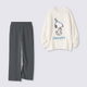 「GU×PEANUTS」スヌーピーたちと冬のおうち時間を満喫♪ あったかルームウェアコレクションが新登場 画像
