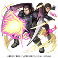 光属性 ★6 ガロプラ遠征部隊 ガトリン＆ラタリコフ（進化合成後（C）葦原大介／集英社・テレビ朝日・東映アニメーション （C）XFLAG