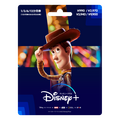 「ディズニープラス プリペイドカード」 1/3/6/12か月券『トイ・ストーリー』ウッディ(C)2022 Disney and its related entities