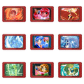 TVアニメ『魔法騎士レイアース』ヴィレヴァン限定アイテム「スクエア缶バッジセット」(C)CLAMP・ST/講談社・TMS