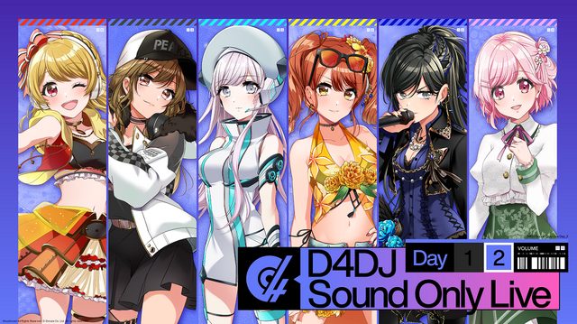 「D4DJ Sound Only Live」(C)bushiroad All Rights Reserved. (C) Donuts Co. Ltd. All rights reserved. illust: やちぇ