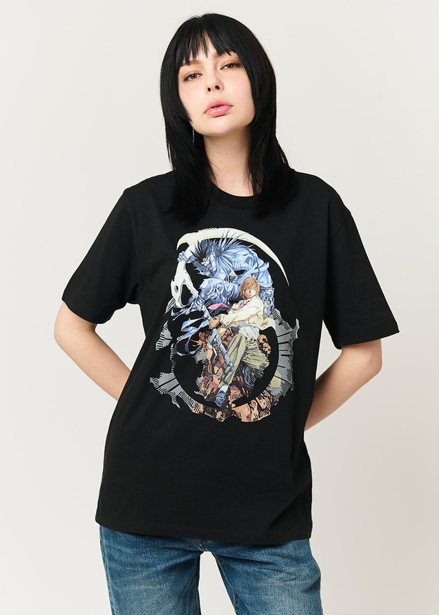 『DEATH NOTE』×グラニフ「月＆リューク｜Tシャツ」（C）大場つぐみ・小畑健／集英社