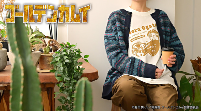 TVアニメ『ゴールデンカムイ』クルーネックTシャツE（尾形百之助）